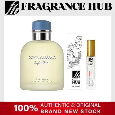 [FH 5/10ml补液]Dolce&amp;Gabbana淡蓝色EDT男士香水HUB